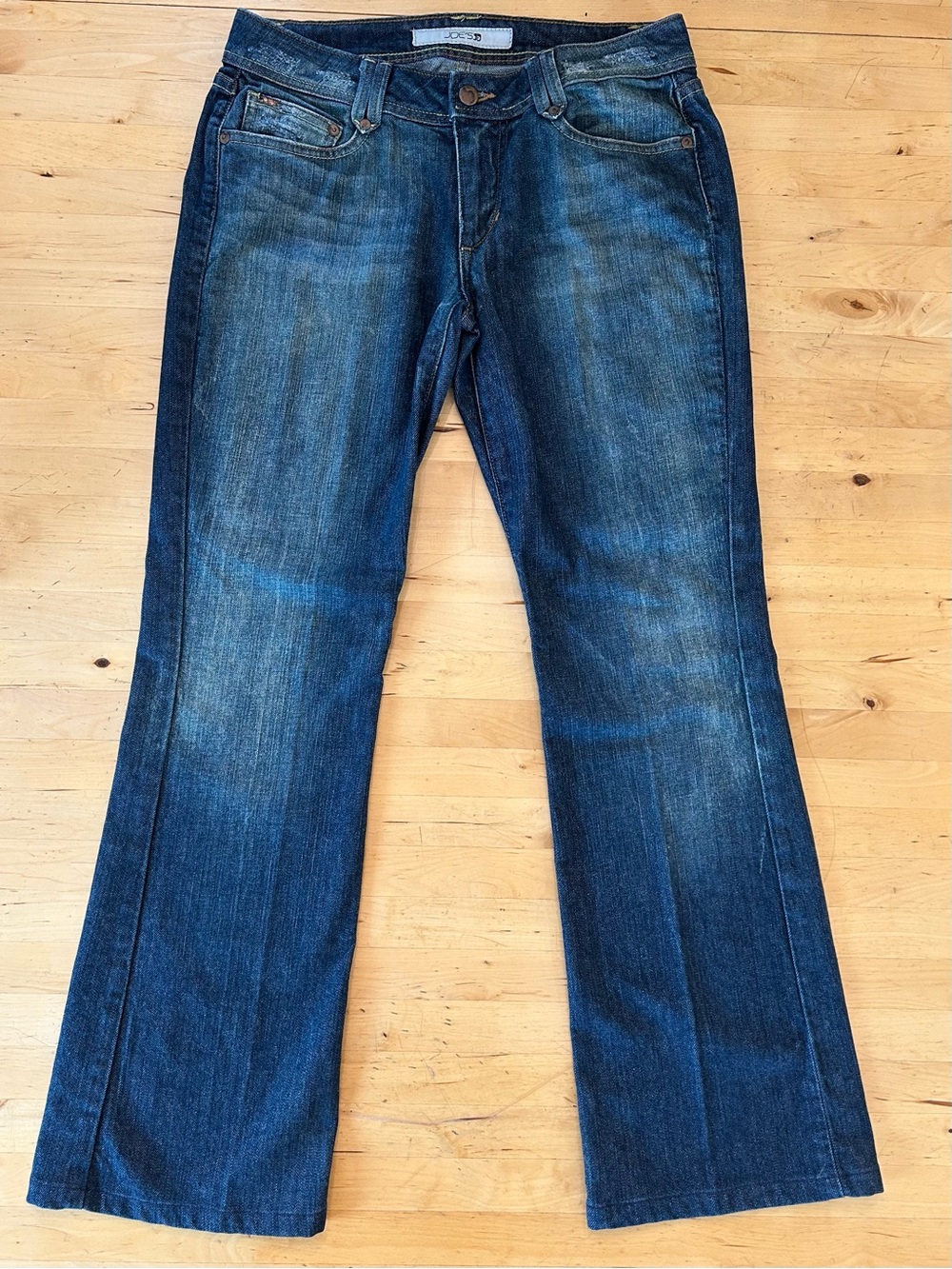 Joe's Jeans The Honey Bootcut Distressed Medium Wash Denim Size 30 Made In USA